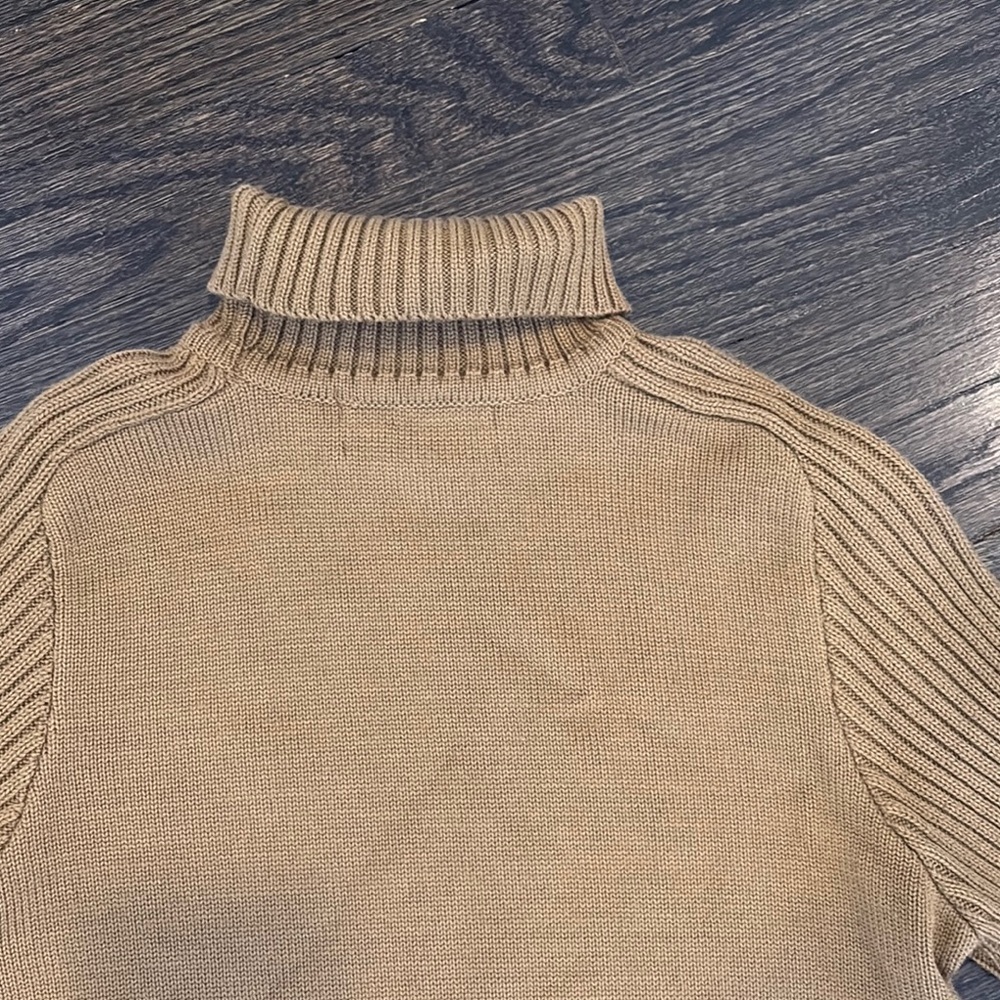 Women’s Tan Turtleneck Sweater by Carmen Moreno size M - Picture 11 of 11